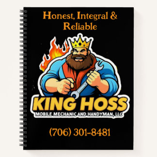 King Hoss Spiral Notebook