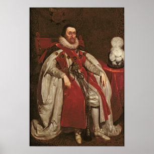 King James I of England and VI of Scotland, 1621 Poster