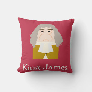 King James VII (Scotland) and James II (England) Cushion