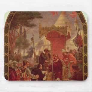 King John Granting the Magna Carta in 1215, 1900 Mouse Mat