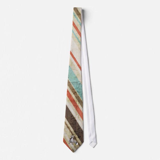 King Julian Vintage Stripes Tie (Front)