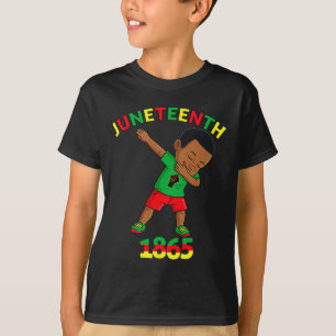 King Juneteenth Melanin Brown Skin Boys  T-Shirt