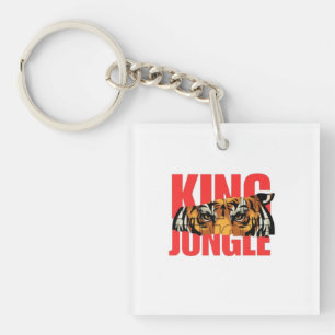 King Jungle – Wild Tiger Power Design Key Ring