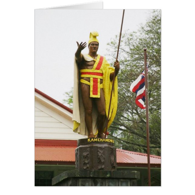 King Kamehameha Statue - Card (Front)