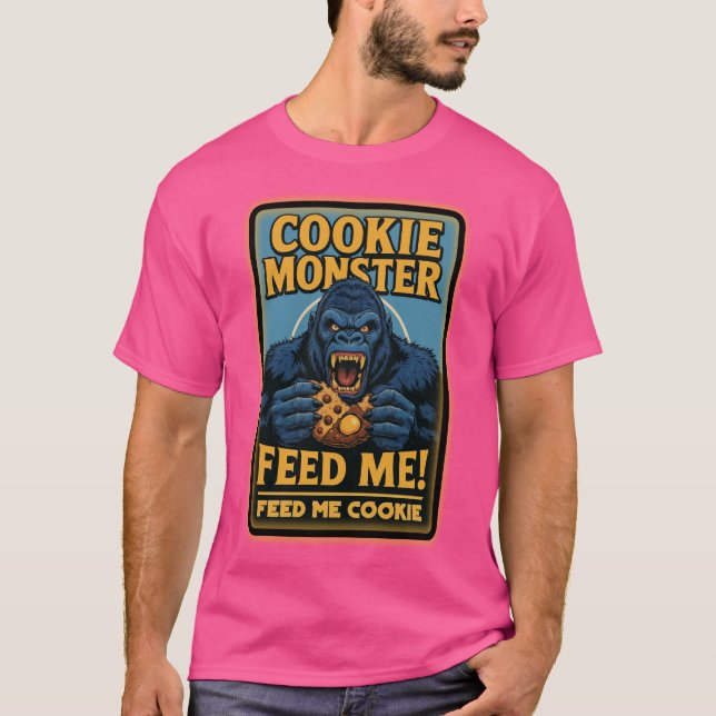 King Kong Cookie Monster T-Shirt (Front)