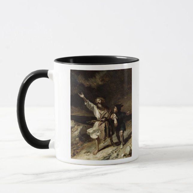 King Lear and the Fool in the Storm Mug (Left)