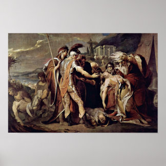 King Lear Mourns Cordelia By Barry James Poster