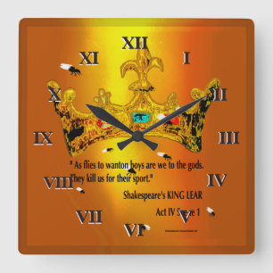 King Lear quote clock