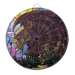 King Lion and Cubs Dartboard