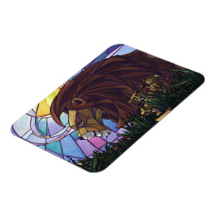 King Lion and Cubs Magnet