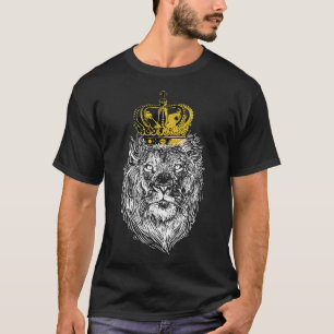 King Lion Crown Super King of Animals of Jesus Chr T-Shirt