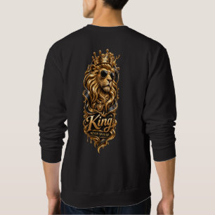King Lion Crown Sweatshirt – Bold Men's Royal