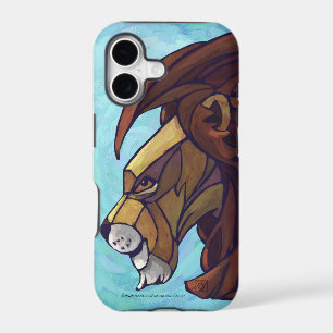 King Lion on Blue