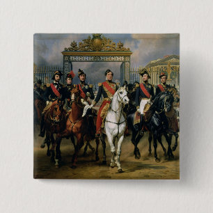 King Louis-Philippe (1773-1850) of France and his 15 Cm Square Badge