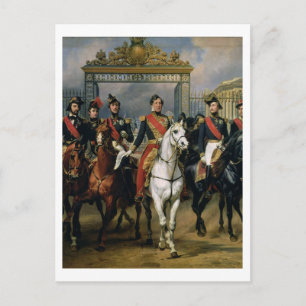 King Louis-Philippe (1773-1850) of France and his Postcard