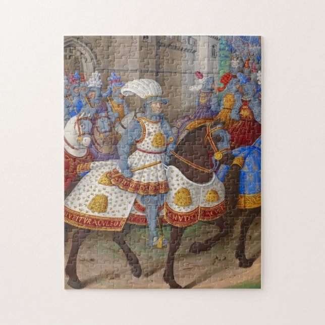 King Louis XII Le Voyage de Gênes Illustration Jigsaw Puzzle (Vertical)
