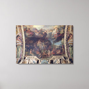King Louis XIV  Governing Alone Canvas Print