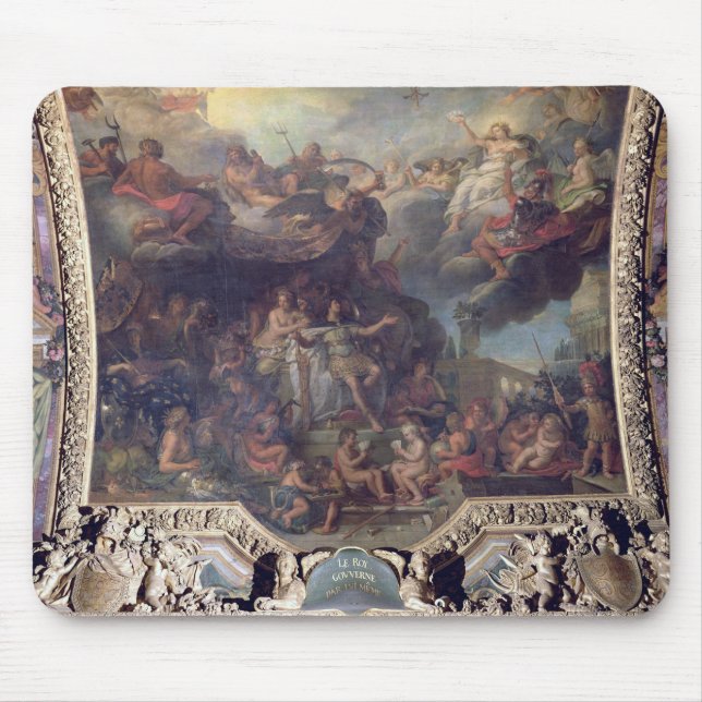 King Louis XIV  Governing Alone Mouse Mat (Front)