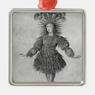 King Louis XIV of France Metal Tree Decoration
