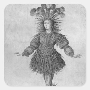 King Louis XIV of France Square Sticker