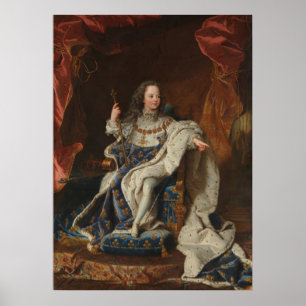 King Louis XV as a Child by Riqaud Poster