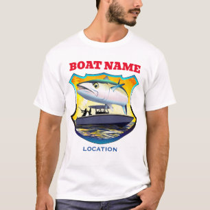 King Mackerel fishing at Sunset T-Shirt