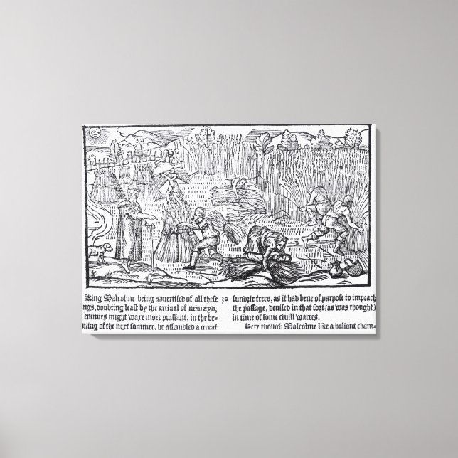 King Malcolm of Scotland Canvas Print (Front)