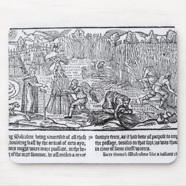 King Malcolm of Scotland Mouse Mat (Front)