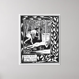 King Mark & Sir Tristram Canvas Print