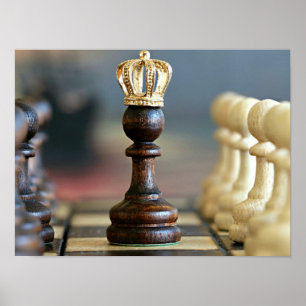 King Me--game of chess Poster