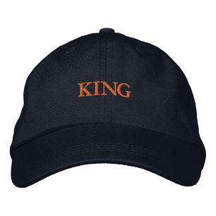 KING Men Women Embroidered-Hats Visor KING Text Embroidered Hat
