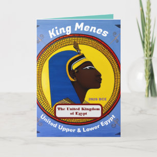 King Menes Thank You Card