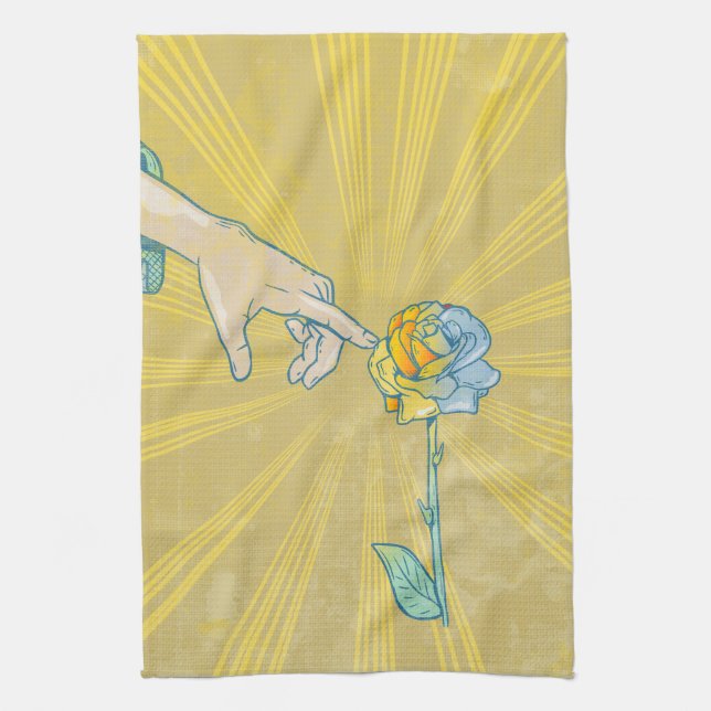 King Midas Golden Touch Tea Towel (Vertical)
