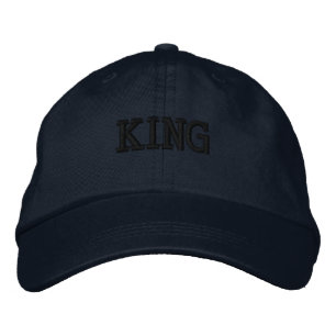King Name Looking Attractive Visor Embroidered-Hat Embroidered Hat