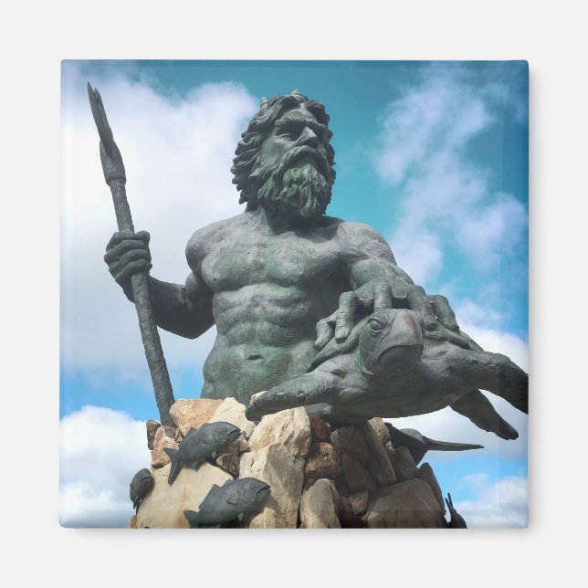 king neptune at virginia beach magnet (Front)