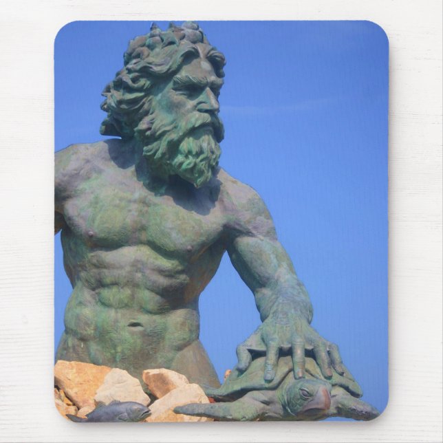 King Neptune by Shirley Taylor Mouse Mat (Front)