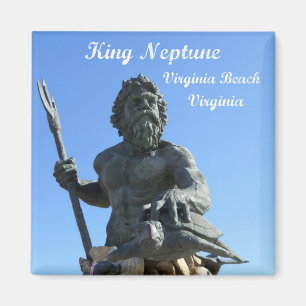 King Neptune, Virginia Beach, Virginia Magnet
