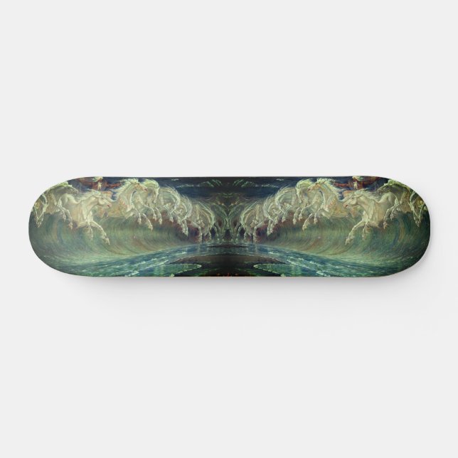 King Neptunes horses skateboard (Horz)