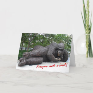 King Nyani takes a break. NYC - H card