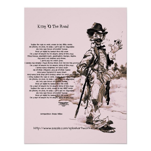 "King 'O The Road" Poster (Front)