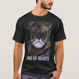 King of Beasts Painting by Alfred Fox T-Shirt