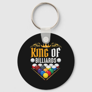 King Of Billiards Pool Billiard Snooker Lover Hob  Key Ring