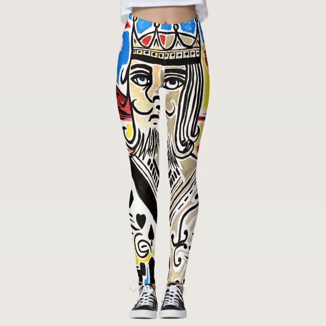 King Of Cards Leggings (Front)