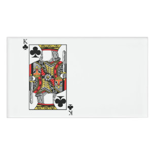 King of Clubs - Add Your Image Name Tag