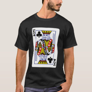 King Of Clubs Playing Card T-Shirt