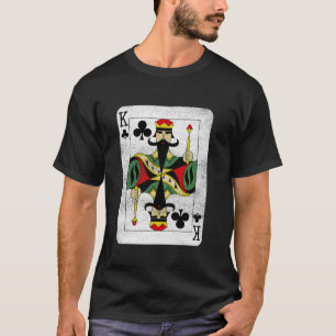 King of Clubs Playing Cards Halloween Party Costum T-Shirt