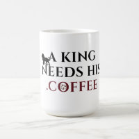 King of Coffee Lion Coffee Lover Morning Caffeine