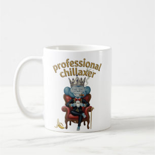 King of comfort Chillaxer Monkey  Coffee Mug