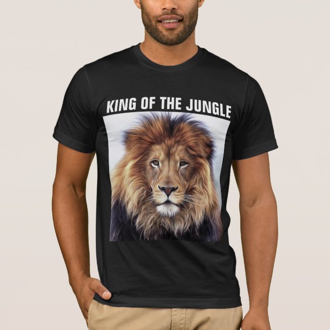 KING OF (DAD) THE JUNGLE T-SHIRTS (Front)