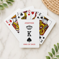 King of Dads Crown Ace Personalized Father's Day